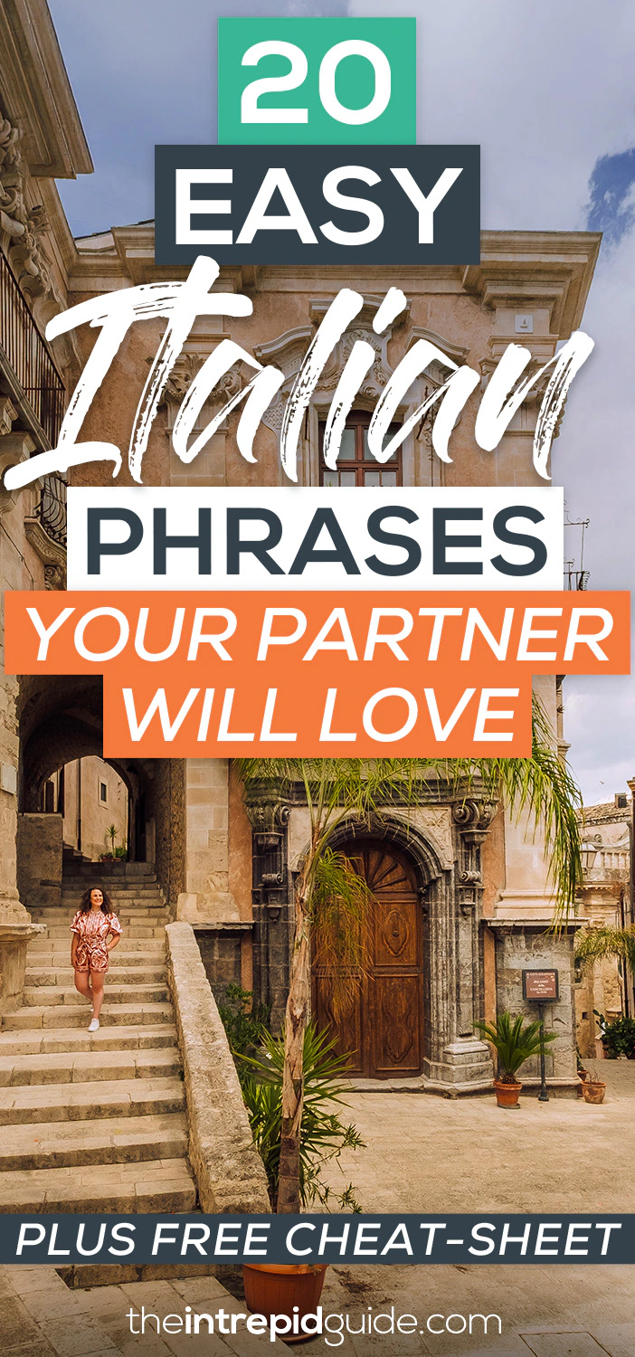 20 EASY Italian Phrases Your Italian Partner Will LOVE - Plus Free Cheaat-Sheet