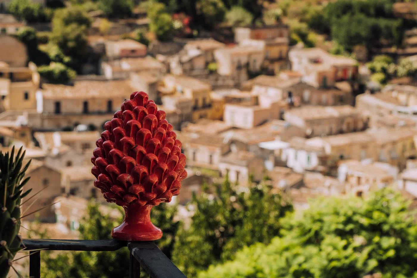 Things to do in Modica Sicily - Ceramic Pine cone